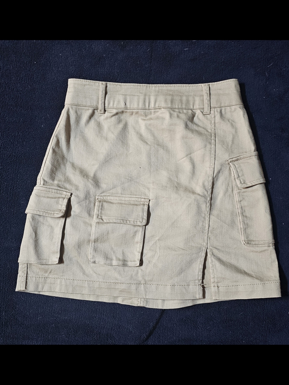 Juicy Couture Beige Utility Mini Skirt